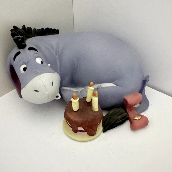 Disney Other - Pooh & Friends Eeyore “Birthdays. They come. They go. They come again.” Figurine